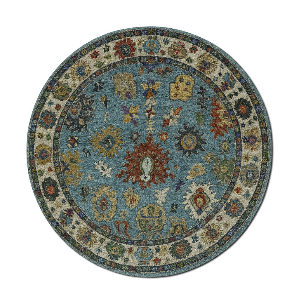 VELENARA - Hand Knotted Oushak Carpet
